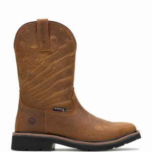 Botas Wolverine Rancher Flag LX Wellington Hombre Marrones | WFG3795FL