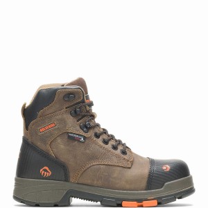 Botas de Trabajo Wolverine Blade LX Waterproof CarbonMAX® 6" Hombre Chocolate | XJV1783GM