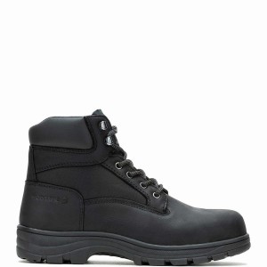 Botas de Trabajo Wolverine Carlsbad 6" Steel-Toe Hombre Negras | AVM7522VS