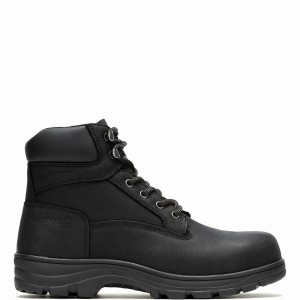 Botas de Trabajo Wolverine Carlsbad Waterproof 6" Steel-Toe Hombre Negras | MZY3396UG