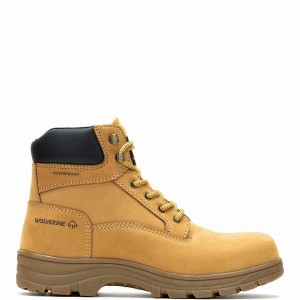 Botas de Trabajo Wolverine Carlsbad Waterproof 6" Hombre Marrones | EOO719UY