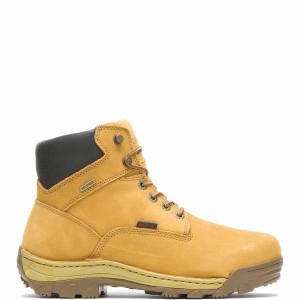 Botas de Trabajo Wolverine Dublin Waterproof Insulated 6" Hombre Marrones | UTK6451MM