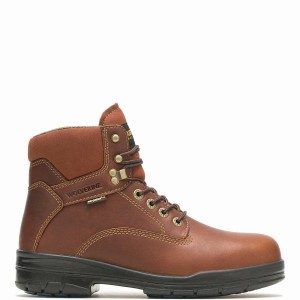 Botas de Trabajo Wolverine DuraShocks® SR 6" Steel Toe Hombre Rojas Marrones | IIU7343MN