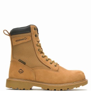 Botas de Trabajo Wolverine Floorhand Insulated 8" Hombre Marrones | KZT3187CI