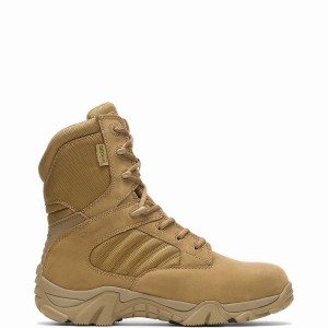 Botas de Trabajo Wolverine GX-8 Waterproof Composite Toe Side Zip Mujer Marrones | IDA6794DY