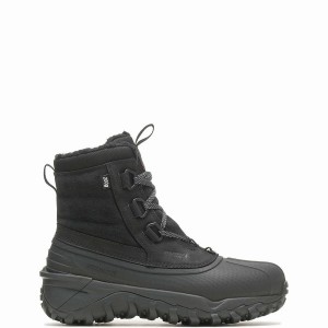 Botas de Trabajo Wolverine Glacier Surge Insulated Hombre Negras | GZD579IS