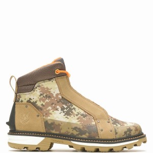 Botas de Trabajo Wolverine Halo Spartan Hombre Marrones | QLP618AY