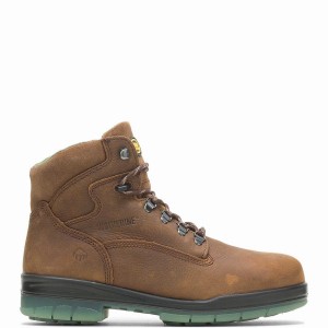 Botas de Trabajo Wolverine I-90 DuraShocks® Waterproof Insulated Steel Toe 6" Hombre Marrones | LVB3424FB