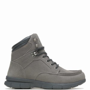 Botas de Trabajo Wolverine Karlin Moc Toe Hombre Gris | EWN1648IZ