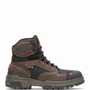 Botas de Trabajo Wolverine Legend DuraShocks® CarbonMAX® 6" Hombre Marrones Oscuro | CQD795IQ