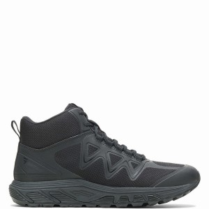 Botas de Trabajo Wolverine Rush Mid Mujer Negras | INP162ZO