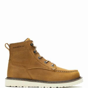 Botas de Trabajo Wolverine Trade Wedge Unlined 6" Moc-Toe Hombre Marrones | RAL1948SP