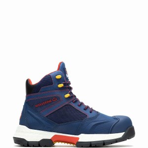 Botas de Trabajo Wolverine x Red Bull Scramble Series Rush UltraSpring™ Hombre Azules | WIC9723KL