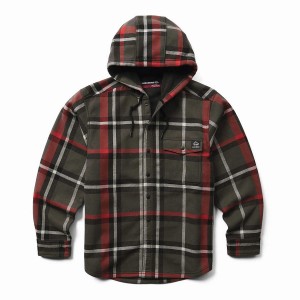 Chaquetas Wolverine Bucksaw Bonded Shirt Hombre Rojas | AQQ986OU