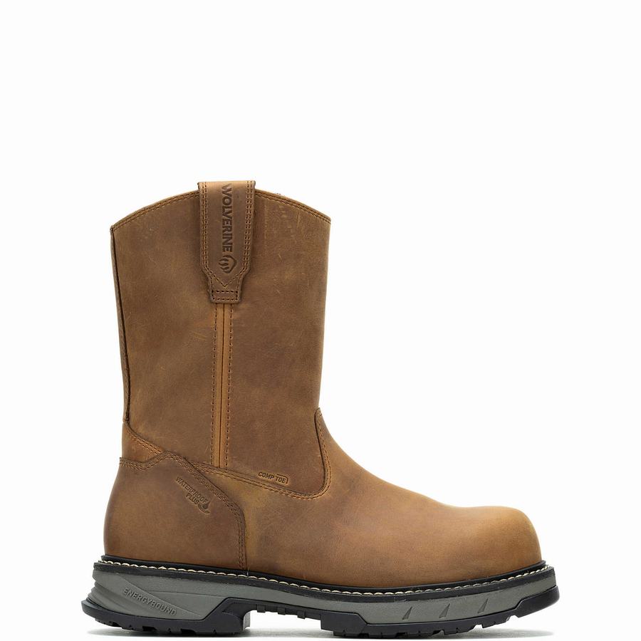 Botas Wolverine ReForce EnergyBound™ CarbonMax® Wellington Hombre Marrones | ZXJ3429FN