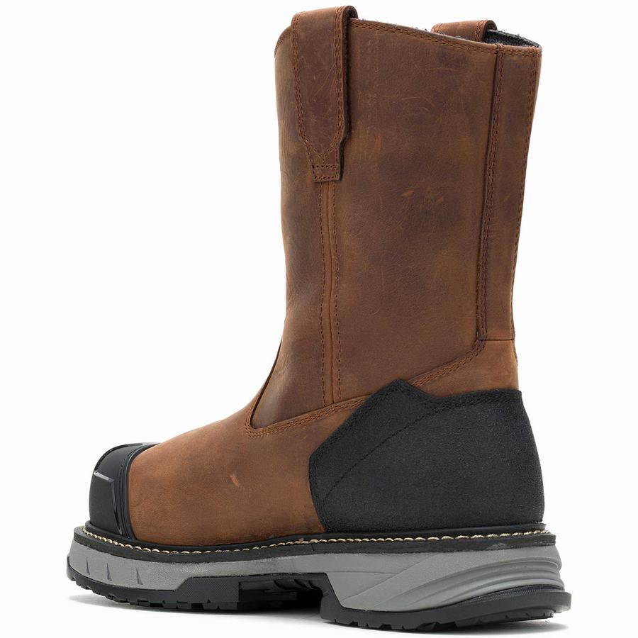 Botas Wolverine ReForce EnergyBound™ Heavy Duty Wellington CarbonMax® Hombre Marrones | ZIU6298RV