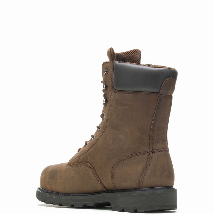 Botas de Trabajo Wolverine McKay Waterproof Steel-Toe 8” Hombre Marrones | UZC8979GE