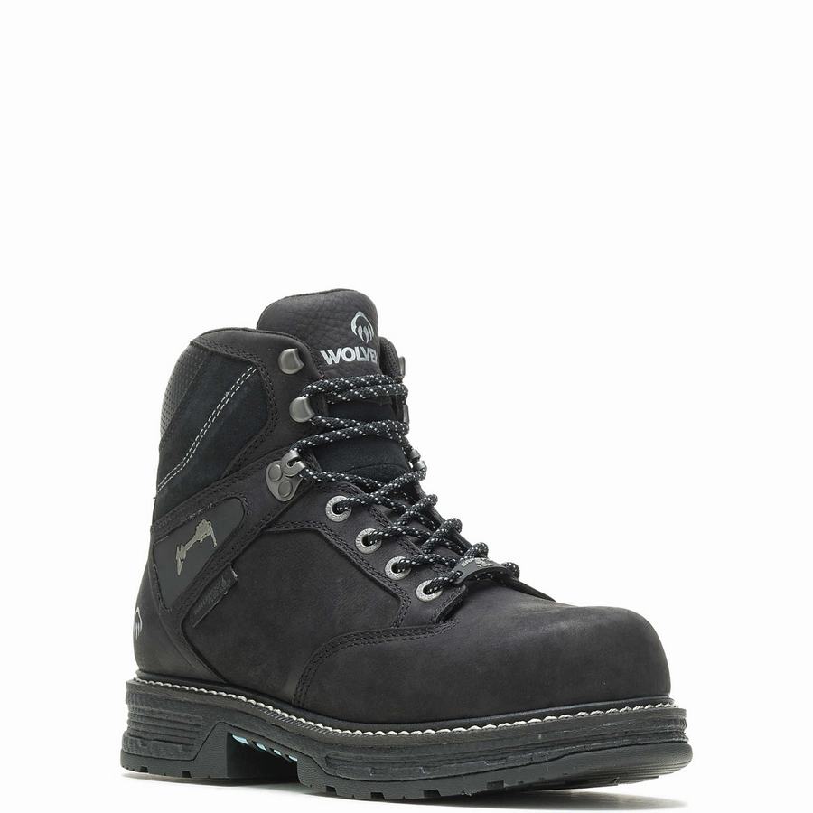 Botas de Trabajo Wolverine Metallica Scholars Collection Hellcat UltraSpring™ CarbonMAX 6’’ Hombre Negras | WRN3875YR