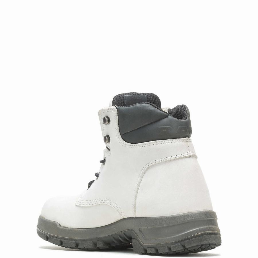 Botas de Trabajo Wolverine Ram Trucks Collection - Tradesman Safety Toe Hombre Blancas | BIT5843LW