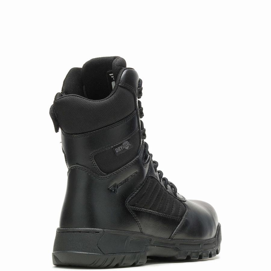 Botas de Trabajo Wolverine Tactical Sport 2 Tall Side Zip DRYGuard ™ Composite ToeEH Hombre Negras | QRR8252YH