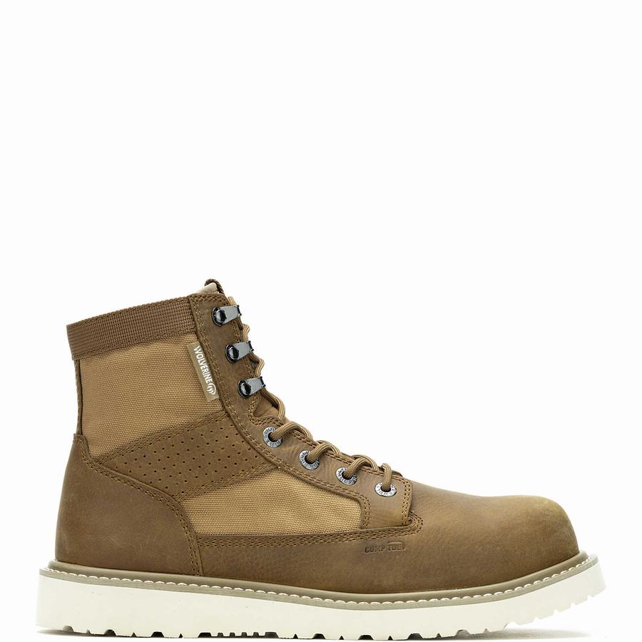 Botas de Trabajo Wolverine Trade Wedge Unlined Canvas 6\