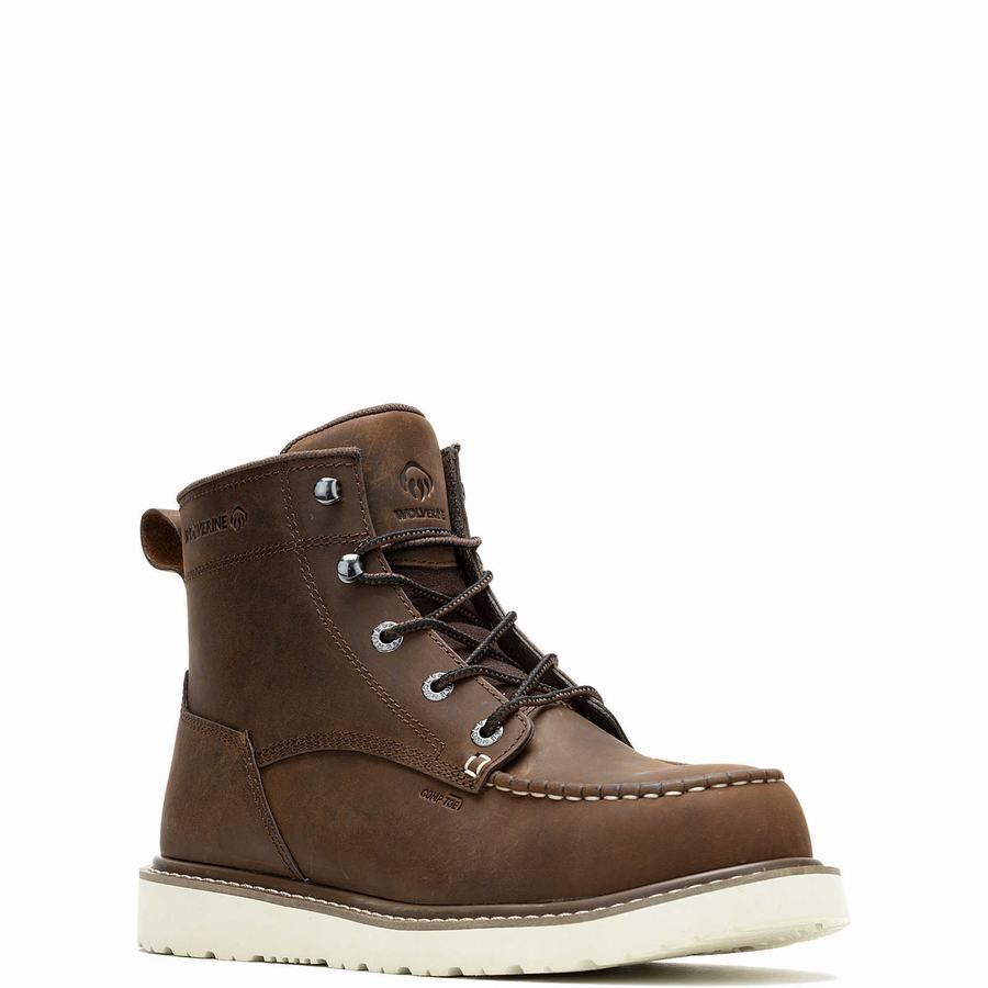 Botas de Trabajo Wolverine Trade Wedge Unlined 6