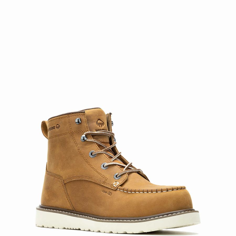 Botas de Trabajo Wolverine Trade Wedge Unlined 6