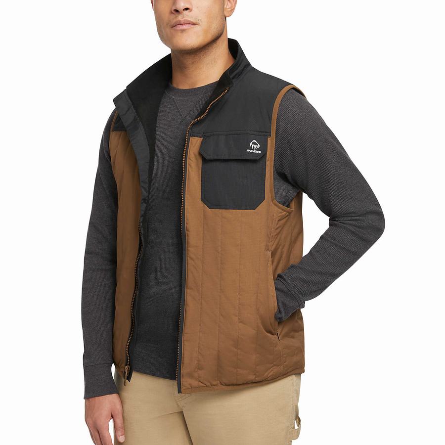 Chaleco Wolverine I-90 Insulated Hombre Marrones Negras | CTW6472IN