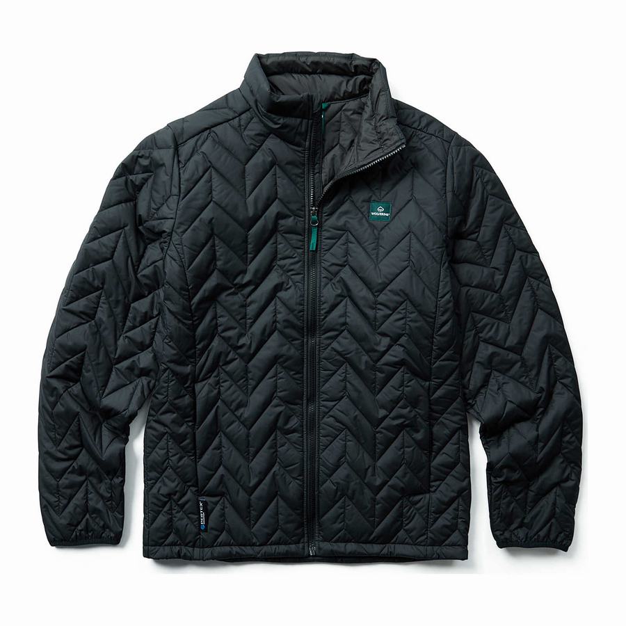 Chaquetas Wolverine Alpine Insulated Hombre Negras | KWR2854BT