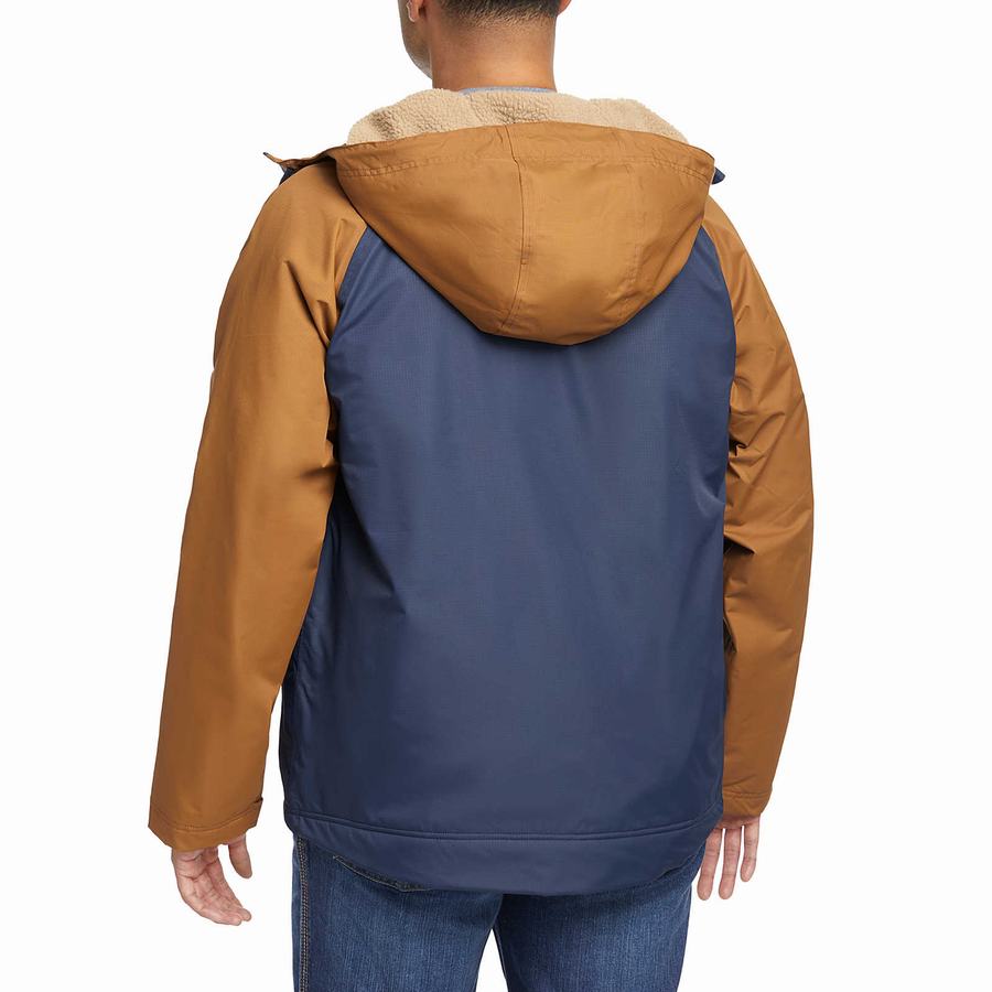 Chaquetas Wolverine I-90 Sherpa Lined Rain Hombre Azul Marino | QWE895BO