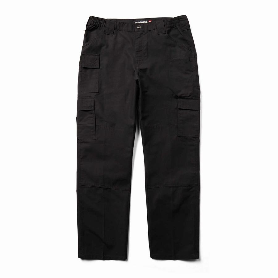 Pantalon Wolverine Tactical Cargo Hombre Negras | VMH522AE