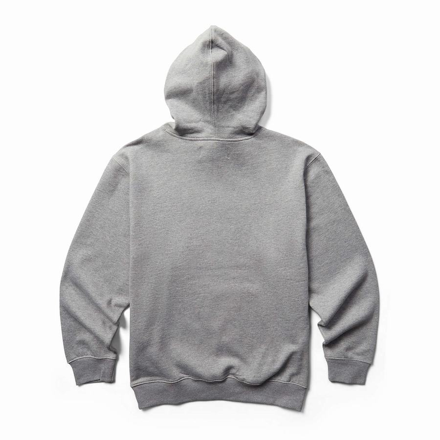 Sudadera con Capucha Wolverine Midweight Pullover Hombre Gris Claro | ZTG9185RK